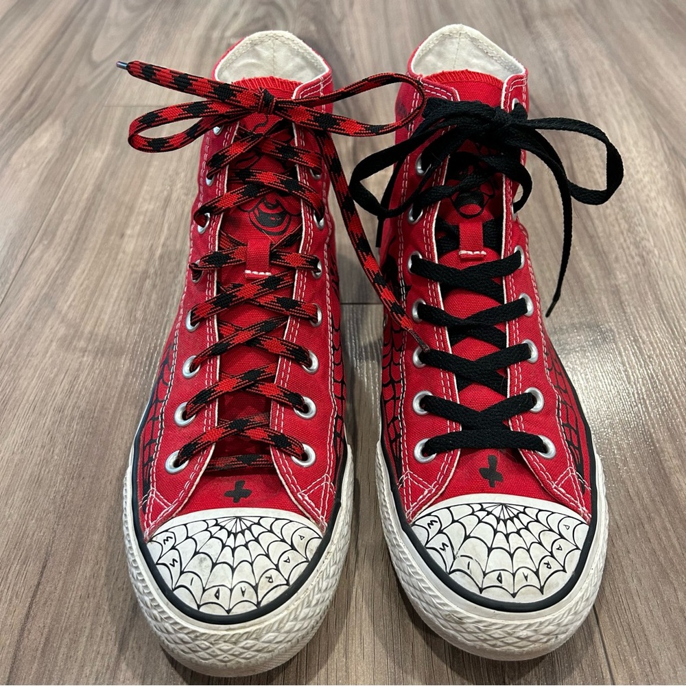 Sean Pablo x Converse Chuck Taylor All Star Sneakers Shoes Pro Hi 'Red' - Picture 8 of 15